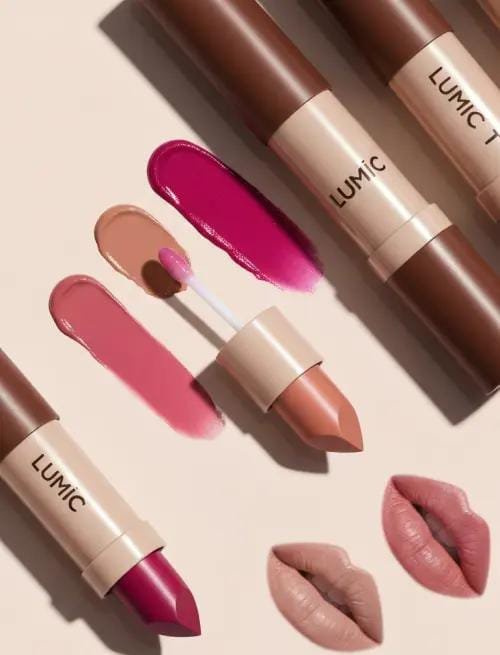 Lumic 2 in 1 lip shades